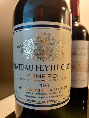 2020 Château Feytit-Clinet; 2022 La Dame de Montrose 2012 La, Nieuw