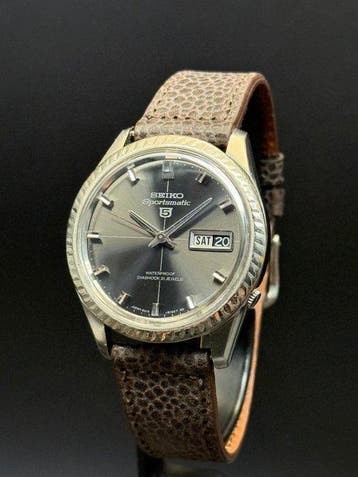 Seiko - SPORTSMATIC 5 Fluted Bezel - Zonder minimumprijs -