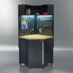 Datona Werkplaatsinrichting PREMIUM hoekwerkbank met eiken, Ophalen of Verzenden