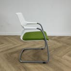 Sedus Allright vergaderstoel, wit - groen, Huis en Inrichting, Stoelen, Gebruikt, Eén