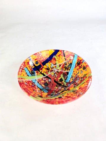 Bol - Verre de Murano - Bol multicolore