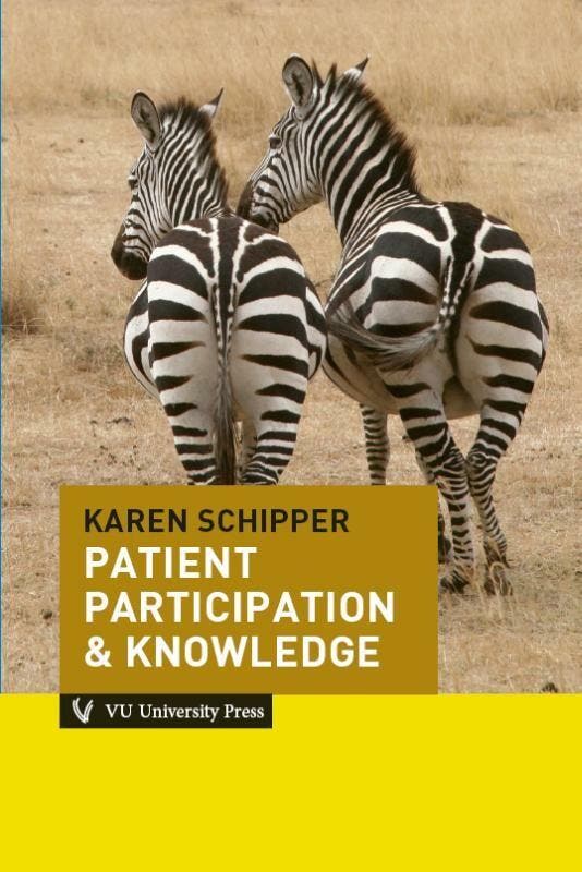 Patient participation & knowledge 9789086595891, Boeken, Taal | Engels, Gelezen, Verzenden