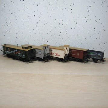 Märklin H0 - 84212 - Modeltrein goederenwagonset (5) -, Nieuw