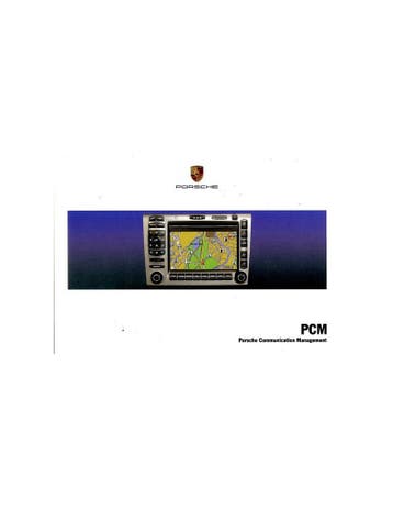 2006 PORSCHE PCM INSTRUCTIEBOEKJE DUITS, Ophalen of Verzenden