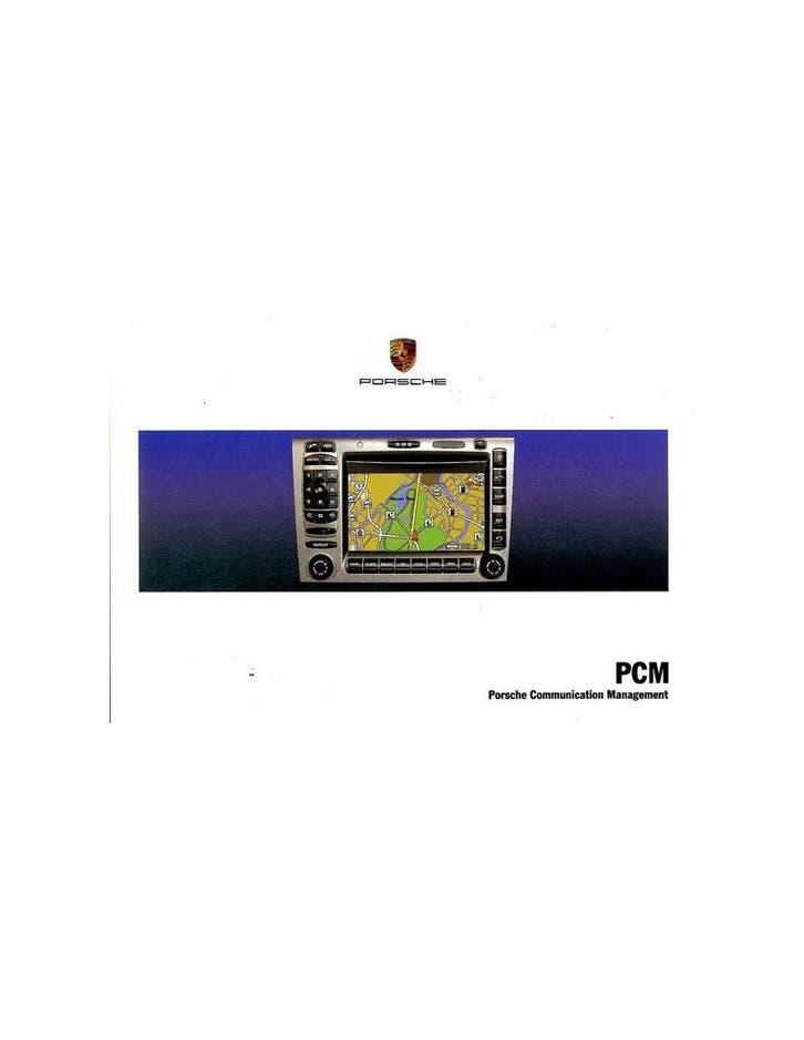 2006 PORSCHE PCM INSTRUCTIEBOEKJE DUITS, Autos : Divers, Modes d'emploi & Notices d'utilisation, Enlèvement ou Envoi