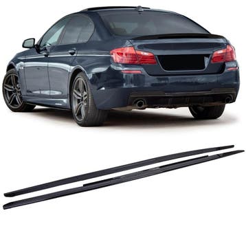 Performance Look Skirt Aanzets Glans Zwart BMW F10 F11 B2357, Nieuw, Links, BMW