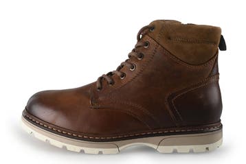 Nelson Veterboots in maat 42 Cognac, Kleding | Heren, Schoenen, Overige kleuren, Verzenden, Boots, Zo goed als nieuw