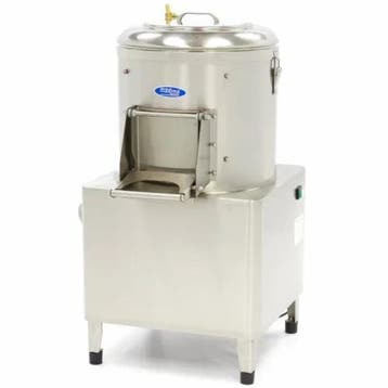 Aardappelschilmachine | 300kg/u | Lading 15kg | 0.75kW, Verzenden