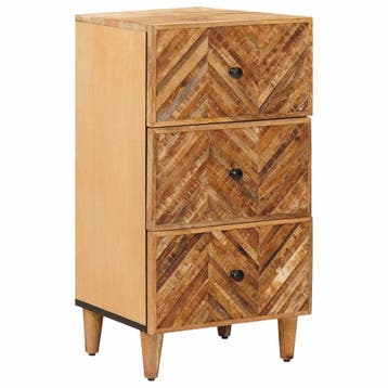 vidaXL Opbergkasten Bruin 40 x 33,5 x 75 cm Massief Mango, Verzenden