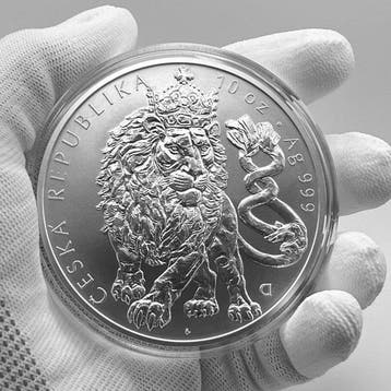 Niue. 25 Dollars 2026 – Czech Lion – 10 oz Silver – 25