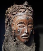 Mwana Pwevo masker - Luchazi - Zambia, Antiquités & Art