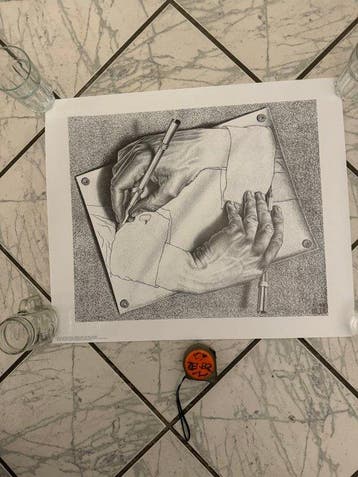 M.C Escher - M.C Escher Company Baarn Holland - Tekenen -