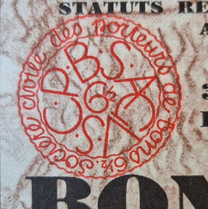 Frankrijk. 500 francs - 1928 - Soc. des Aéroplanes G.Voisin, Antiek en Kunst, Antiek | Speelgoed