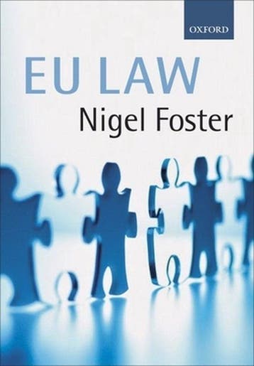 Foster on EU Law - Foster, Verzenden, Nieuw