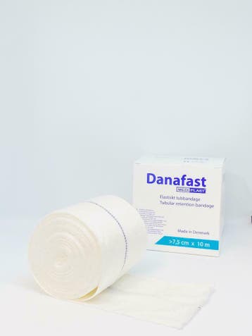 Danafast Buisverband 7.5cm x 10m - benen, armen en dijen, Ophalen of Verzenden, Nieuw