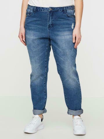 Jeans SIANNA BOYFRIEND Junarose maat 52, Verzenden