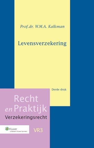 Levensverzekering | W.M.A. Kalkman | Nieuw, Verzenden, Nieuw, W.M.A. Kalkman