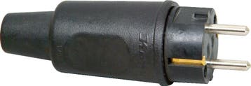 Rubberen Stekker Met Grondcontact Top Heavy Duty IP44 -, Verzenden