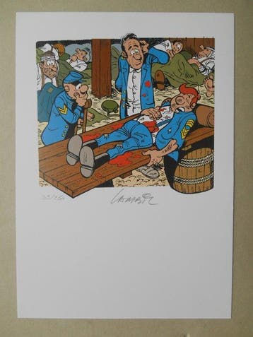 Lambil, Willy - 12 Ex Libris - Les Tuniques Bleues, Livres