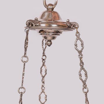 Godslamp, 19e-eeuw, verzilverd - Verzilverd - 1850-1900, Antiek en Kunst