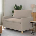 vidaXL bank / zetel Lichtgrijs 126 x 81 x 87,5 cm Stof, Verzenden, Nieuw