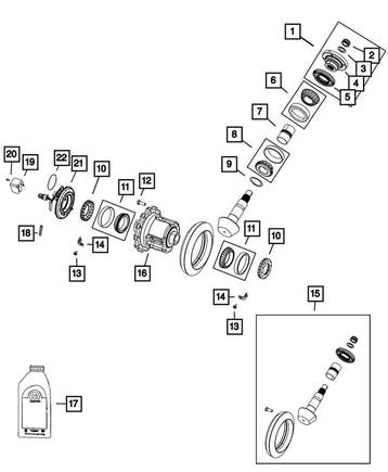 Pinion Nut AAM 11.5, Ophalen of Verzenden