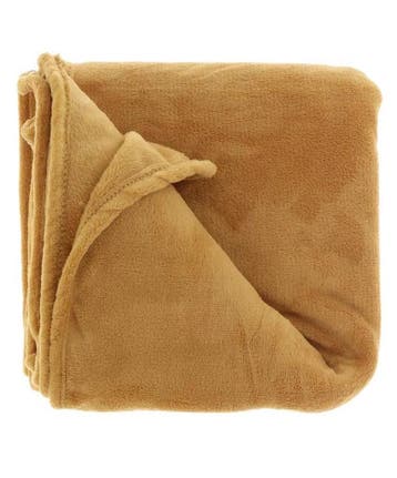 EcoLiving Plaid Baily Taffy - 130x180 cm, Verzenden, Nieuw