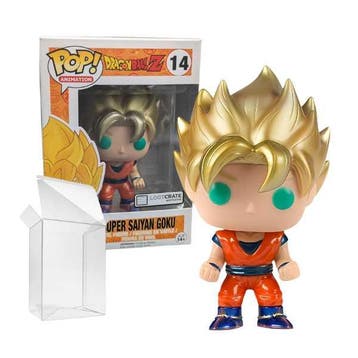 Funko Pop!  Dragon Ball Z - Super Saiyan Goku #14 Lootcrate, Verzamelen, Poppetjes en Figuurtjes, Verzenden, Nieuw