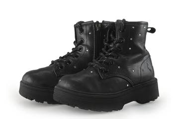 Skechers Veterboots Meisjes in maat 28 Zwart, Kinderen en Baby's, Verzenden, Jongen of Meisje, Schoenen, Nieuw