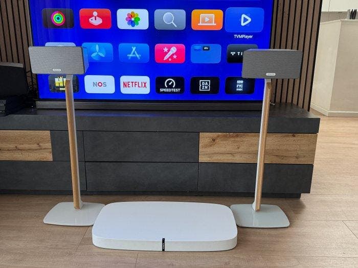 Sonos - Playbase met Play:3 luidsprekers Hifi-set - Diverse, Audio, Tv en Foto, Radio's