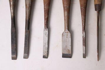 Japanese vintage chisel  Nomi - Werkgereedschap - Set van