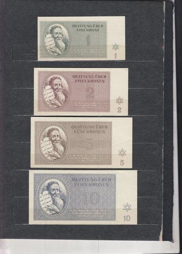 Tsjecho-Slowakije. - 1, 2, 5, 10, 20, 50, 100 Kronen - 1943