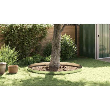 vidaXL Gras hek 100 x 20 x 0.07 cm Gegalvaniseerd Staal, Verzenden, Nieuw