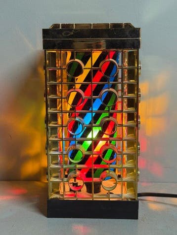 Lampe de table - Lampe disco vintage Groovy, très unique et