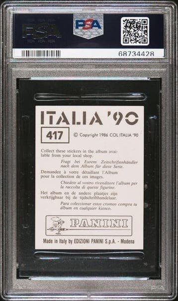 Panini 1990 Panini World Cup Italia 90 #417 Marco Van Basten, Nieuw