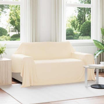 vidaXL Dekentjes 6 st Crèmekleurig 280 x 210 cm 4.85 kg, Verzenden, Nieuw