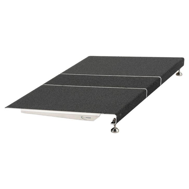 Verstelbare aluminium drempelhulp met antislip - 91,5 cm bre, Divers, Matériel Infirmier, Enlèvement ou Envoi