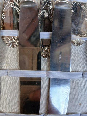 Ménagère pour 12 personnes - Plaqué(e) argent, Acier