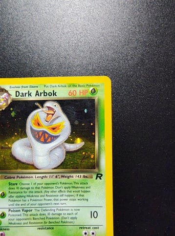 Pokémon - 6 Card - Dark Arbok Holo - Dark Vaporeon - Dark, Nieuw