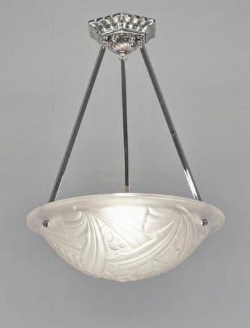 Degue - French art deco pendant light - Kroonluchter -