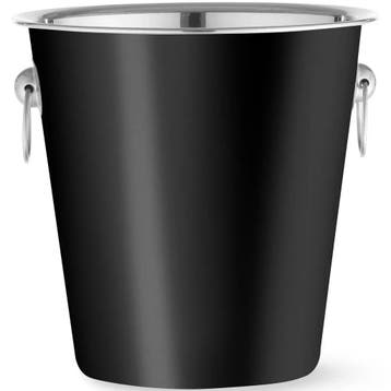 Champagnekoeler | BarUp | RVS | Zwart | 3L | Ø220x190(h)mm, Verzenden, Nieuw in verpakking