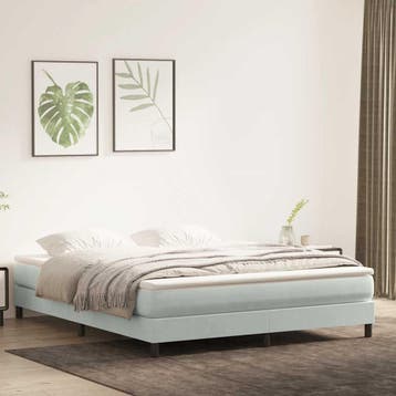 vidaXL Bed boxspring zonder matras 180x220 cm fluweel, Huis en Inrichting, Verzenden, Nieuw