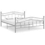 vidaXL Bedframe metaal grijs 180x200 cm, Verzenden