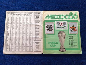 Panini WC Mexico 86 Maradona sticker in good condition,, Verzamelen, Nieuw