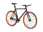 Veiling - Stadsfiets Zwart Oranje 59 CM B keuze*