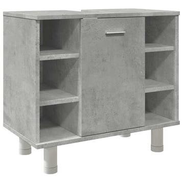 Meuble sous-lavabo gris beton - Retour verifie - 40% de r..., Verzenden, Nieuw