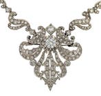 Collier - 18 carats Or blanc Diamant (Naturelle)