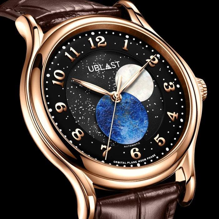 Ublast - Orbital Plane - Automatic Moon Phase -, Bijoux, Sacs & Beauté, Montres | Hommes