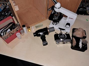 Monocular compound microscope - Biolam - 1960-1970 - Inconnu