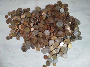 Afrika. 4.5 kilo munte (Zonder minimumprijs)